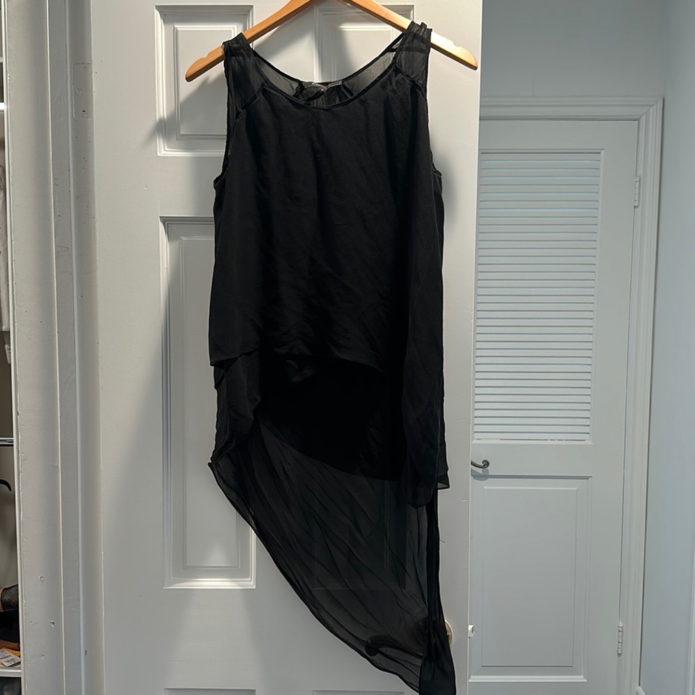 Bcbg asymmetrical tank blouse